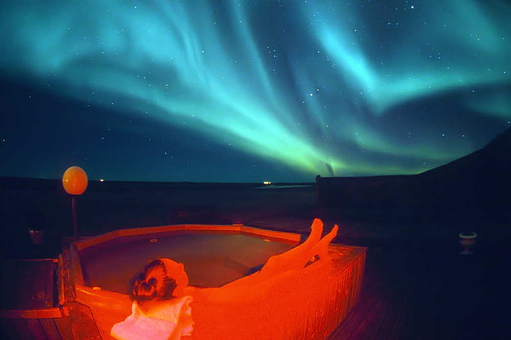 Iceland Aurora at the Hotel Ranga