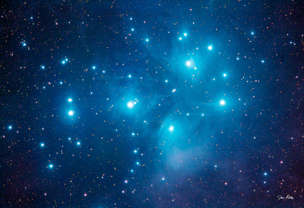 The Pleiades Nebula M45
