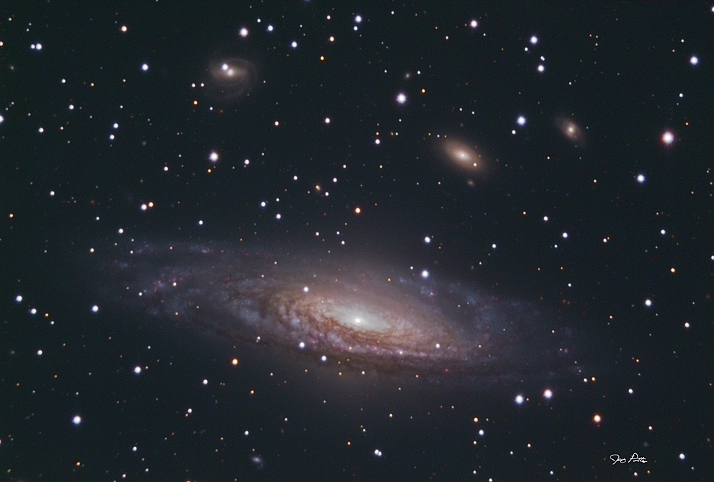 Galaxy Cluster Featuring NGC 7331