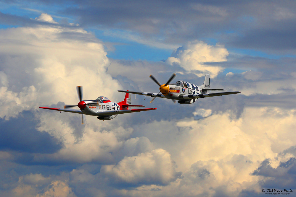 Mustangs at the Historic Flight Museum Airshow